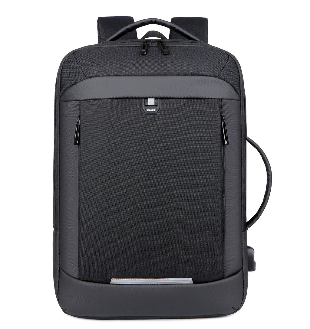 Black Breathable Laptop Backpack